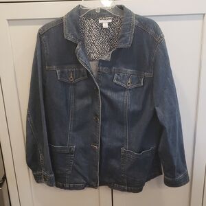 Charter Club Blue Denim Jacket